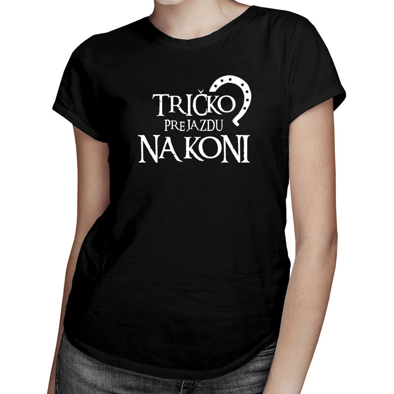 E-shop Garibald Tričko pre jazdu na koni - dámske tričko s potlačou