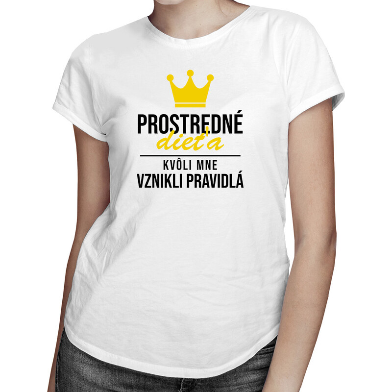 E-shop Garibald Prostredné dieťa - kvôli mne vznikli pravidlá - dámske