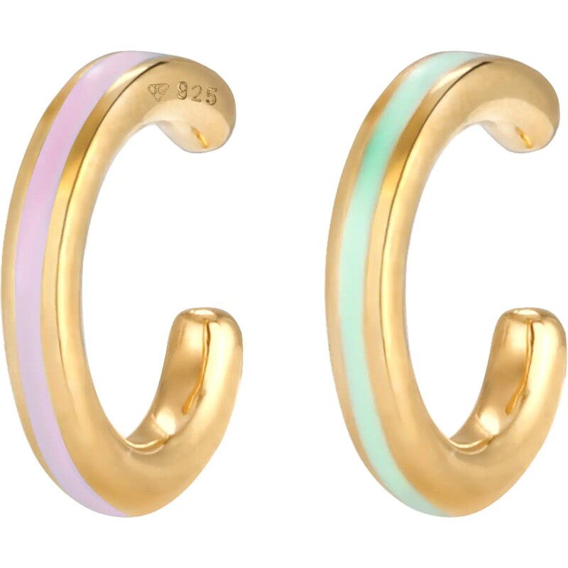 ELLI Náušnice zlatá / zmiešané farby 54226877