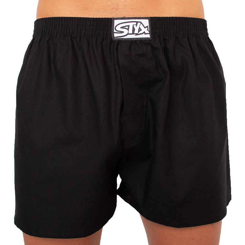 Pánske trenky Styx klasická guma nadrozmer čierne (E960) 5 62853380