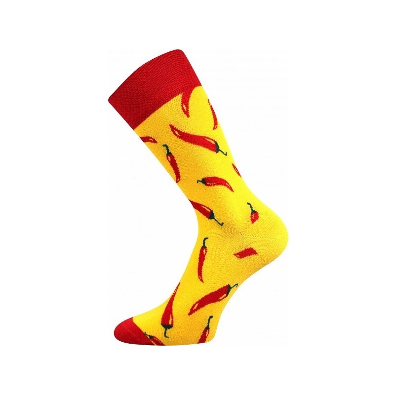 TWIDOR farebné veselé ponožky Lonka - FEFERONKY - 1 pár 27137697