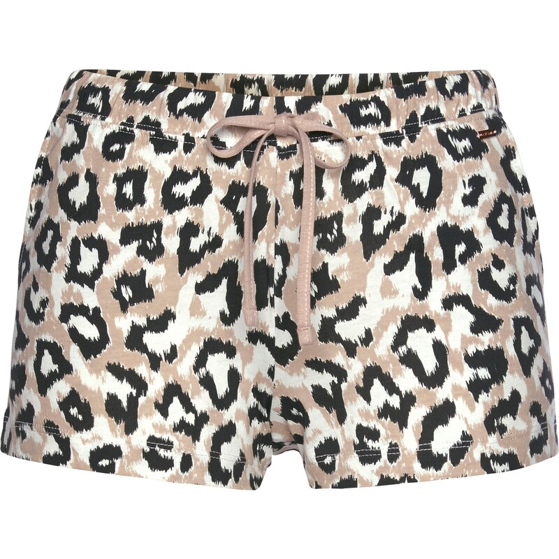 LASCANA Pyžamové nohavice ružová / čierna / biela 54226866