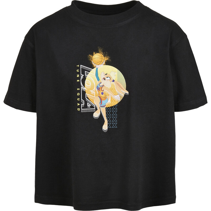 E-shop Mister Tee Kids Space Jam Lola Playing Cropped Tee Black