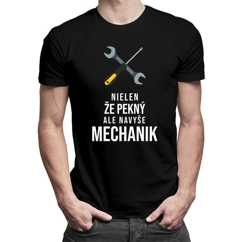 E-shop Garibald Nielen, že pekný, ale navyše mechanik - Pánske tričko s