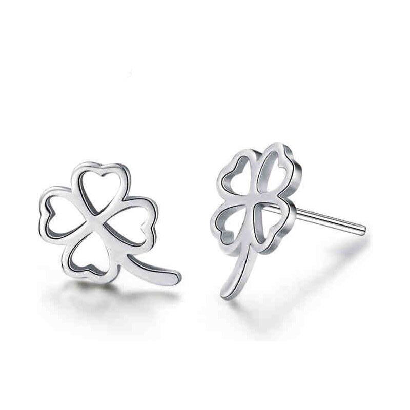 Olivie Strieborné náušnice ŠTVORLÍSTOK 5376 27238282