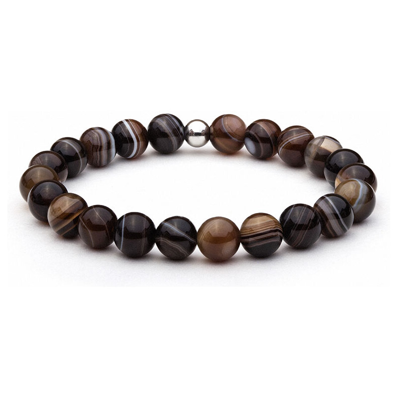 BudNej Minerálny náramok ACHÁT MN1020 35941886