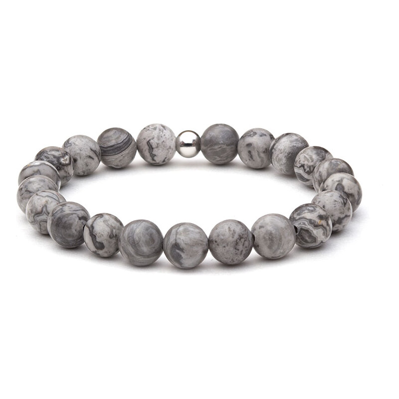 BudNej Minerálny náramok JASPIS MN1057 35941953