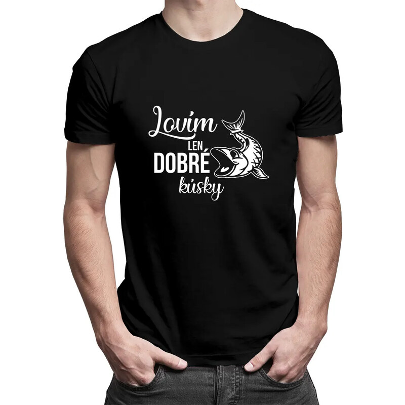 E-shop Garibald Lovím len dobré kúsky - pánske tričko s potlačou