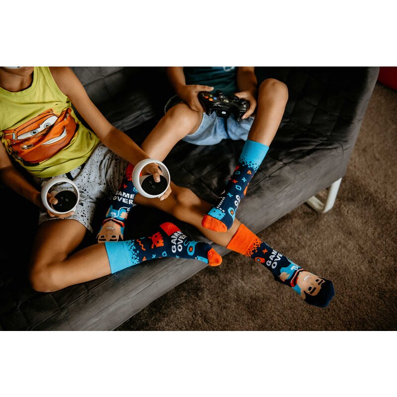 HestySocks Veselé ponožky Gamer - Detské