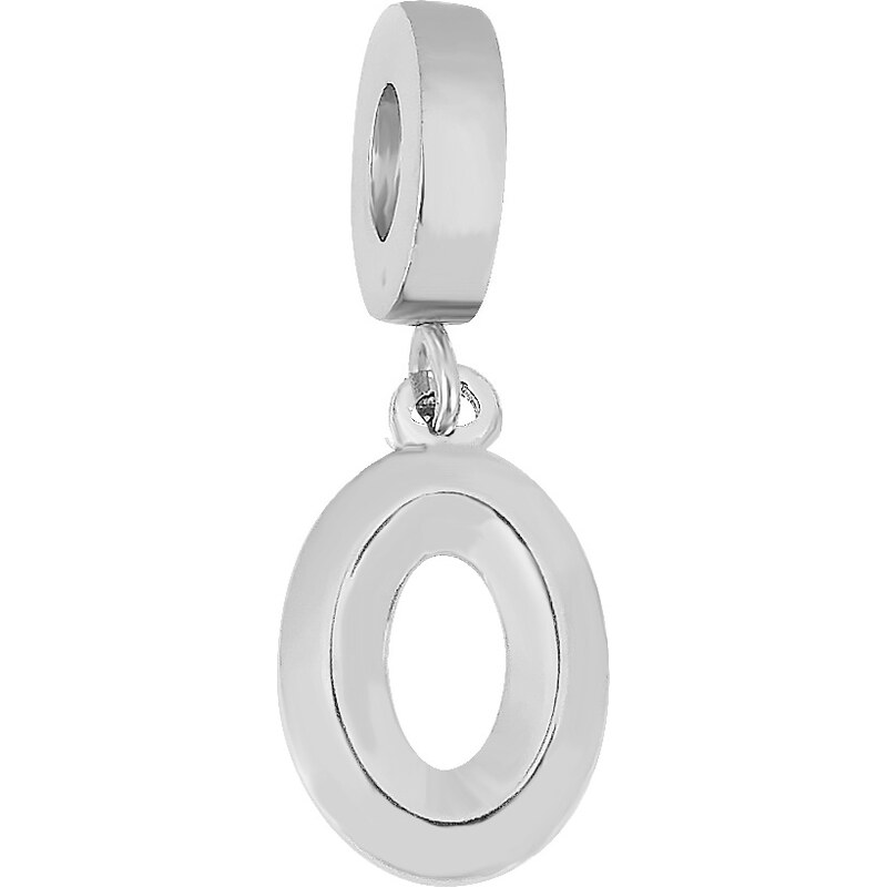 Lindas Jewelry Prívesok na náramok Písmeno O chirurgická oceľ IP066 36053917
