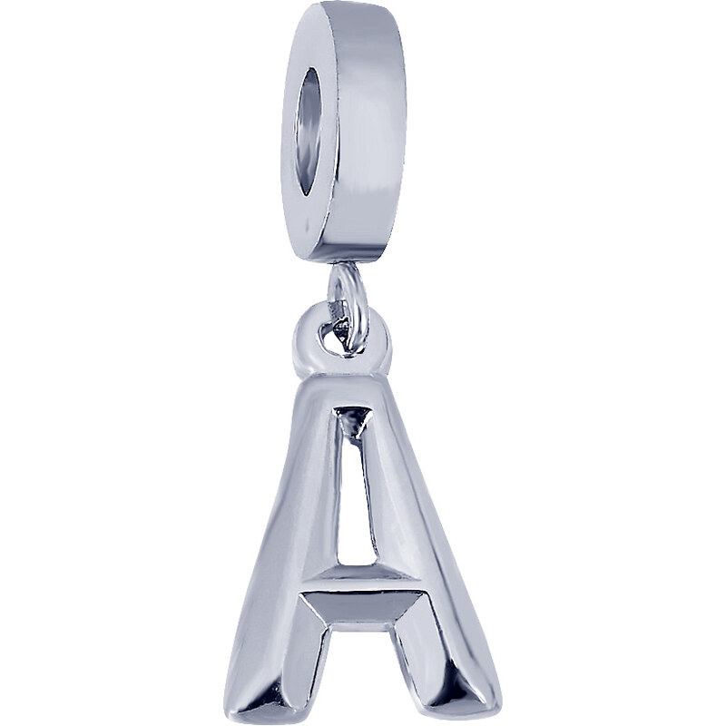 Lindas Jewelry Prívesok na náramok Písmeno A chirurgická oceľ IP065 36053916
