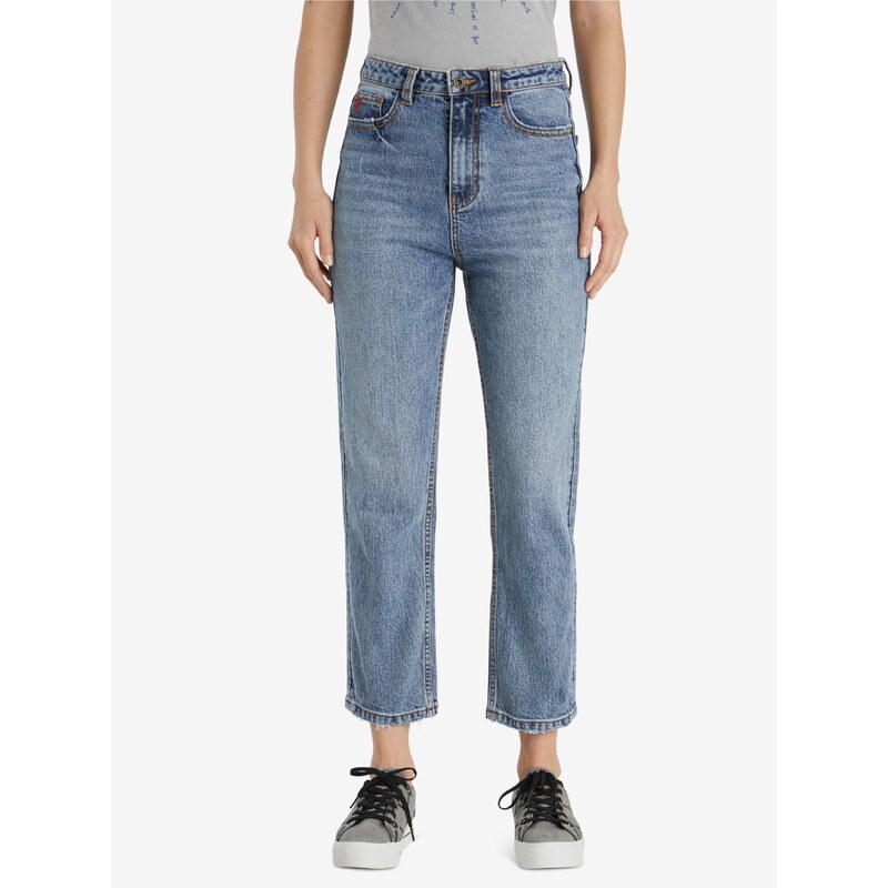 Boyfriend, Mom pre ženy Desigual - modrá 66238155