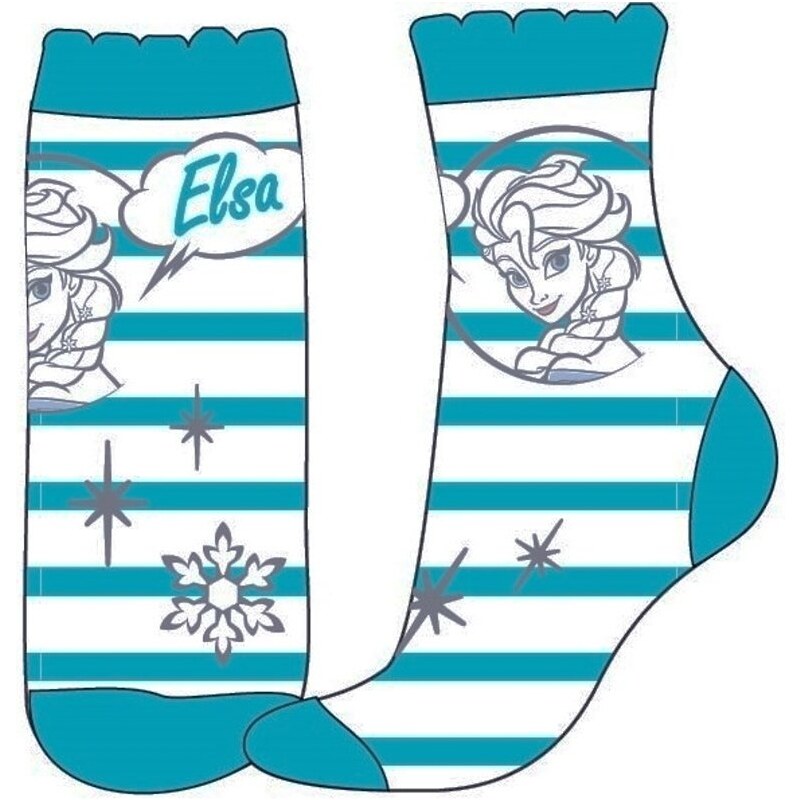 E plus M Detské / dievčenské ponožky Ľadové kráľovstvo - Frozen
