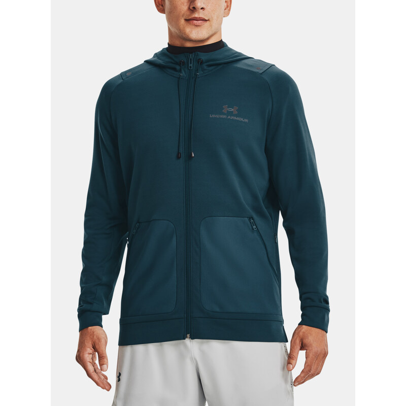 Under Armour T-shirt Rush All Purpose FZ HD-BLU - Mens 67389456