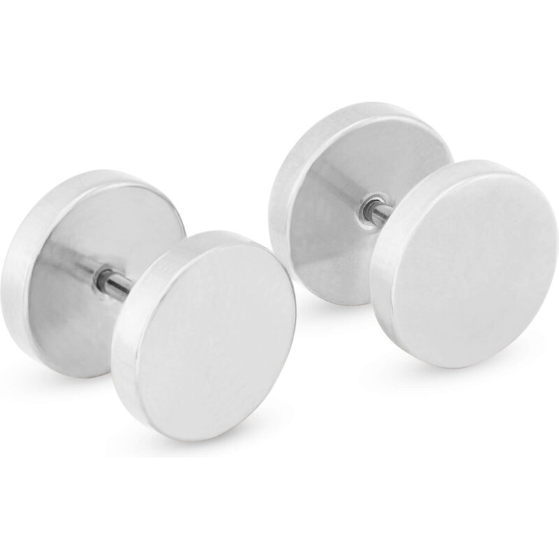 Troli Minimalistické oceľové náušnice KS-148 66578958