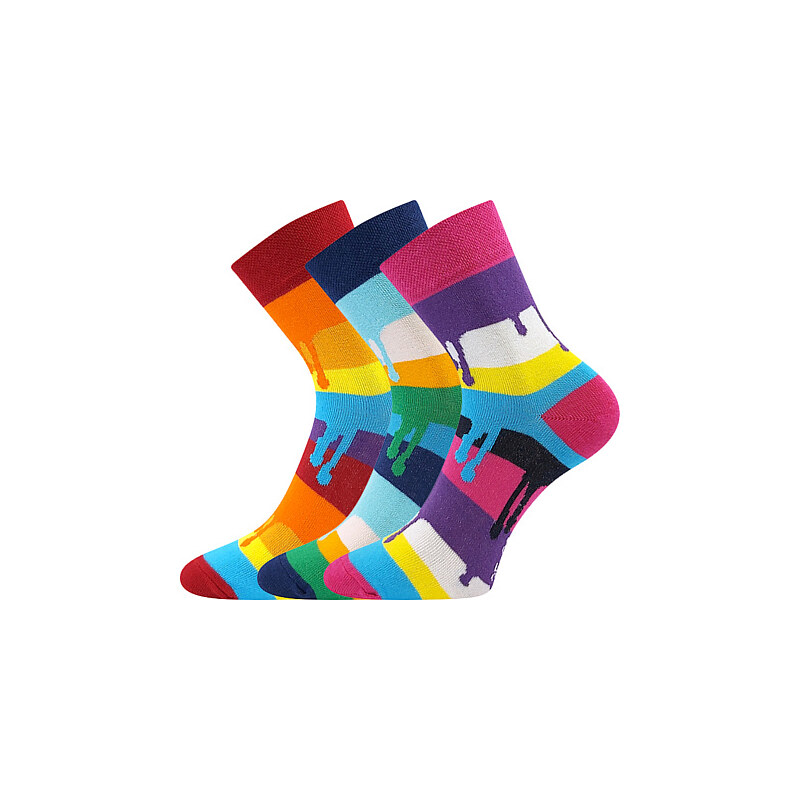 Boma JANA dámske farebné ponožky - MIX 36