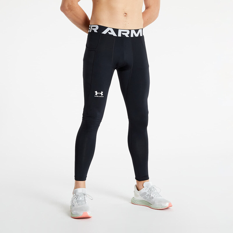 Kalhoty Under Armour Cg Armour Leggings Black/ White XXL 60970307