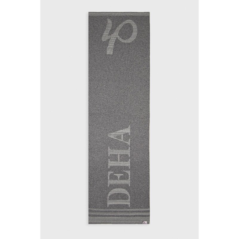 Šál Deha dámsky, šedá farba, vzorovaný