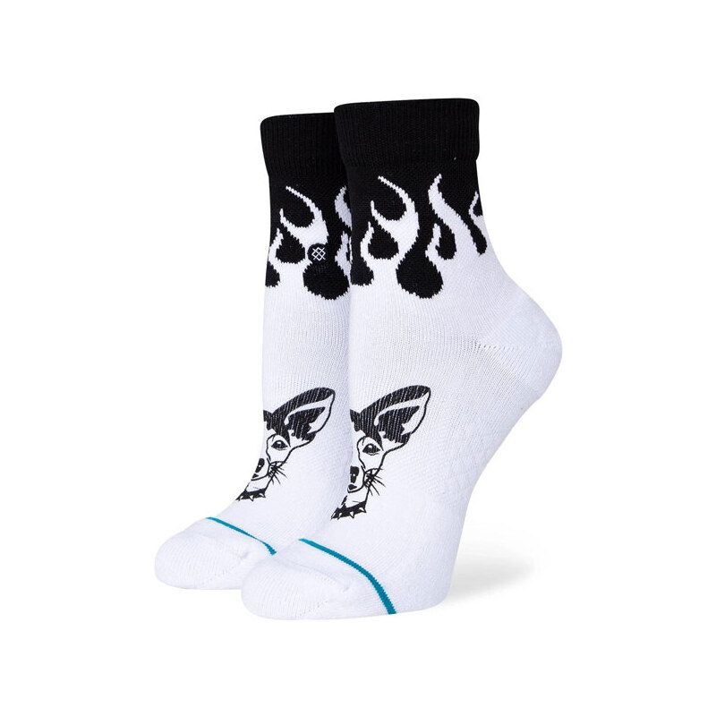 Stance Infiknit Sammys Quarter Socks - Dámske - Ponožky Stance - Biele 66355925