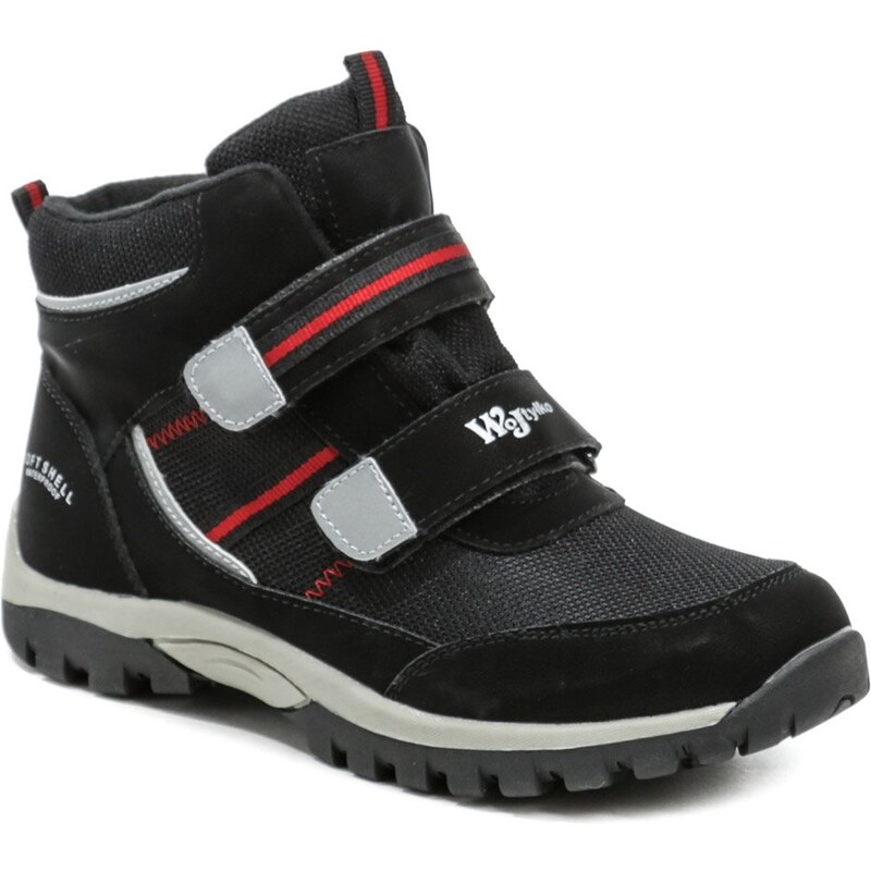 Wojtylko 6Z21040 čierne detské členkové topánky 27386557