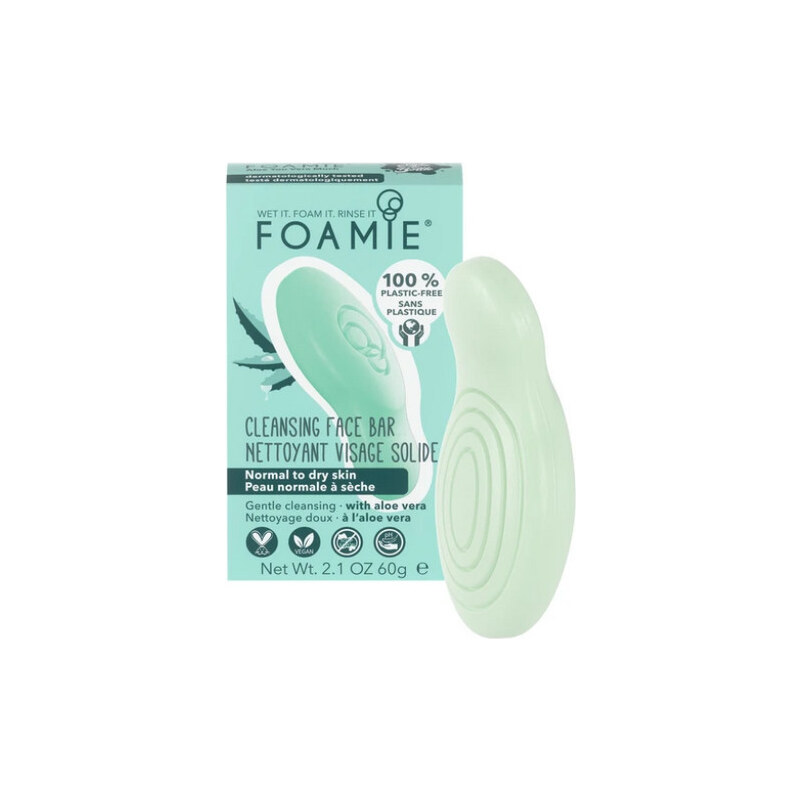 Foamie Aloe Vera Cleansing Face Bar 60g