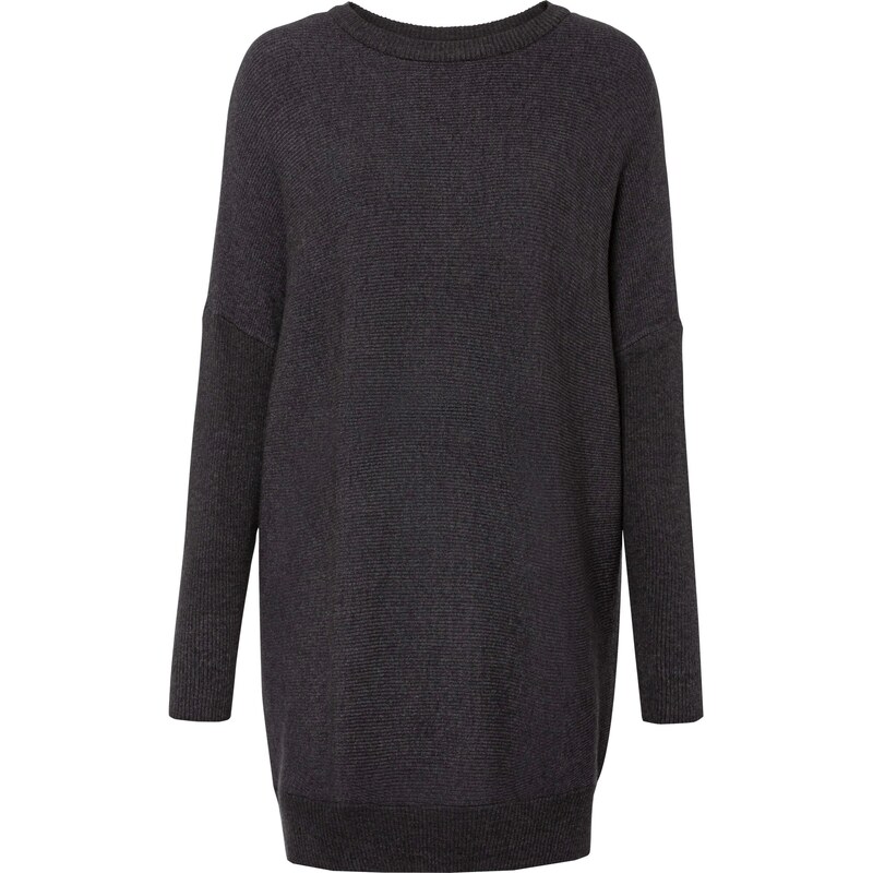 bonprix Dlhý pulóver z viskózového mixu, farba šedá 44736260