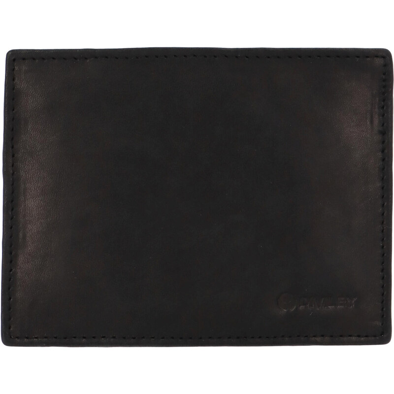 Kožená peňaženka do vrecka čierna - Diviley 3939 čierna 27433638