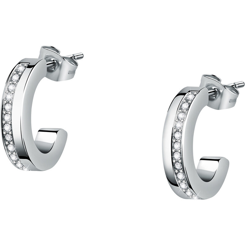 Morellato Jemné oceľové náušnice s kryštálmi Creole SAUP04 66578343