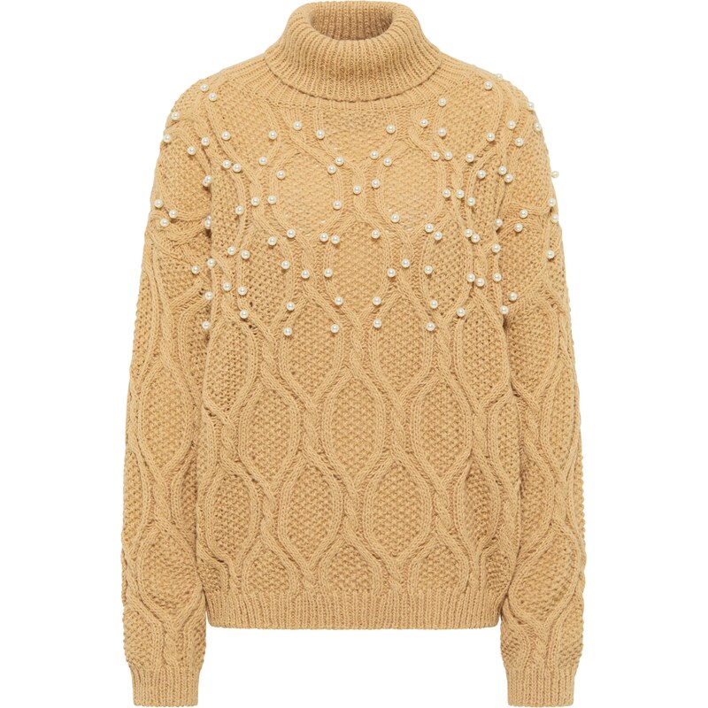 faina Sveter svetlohnedá / perlovo biela 65867437