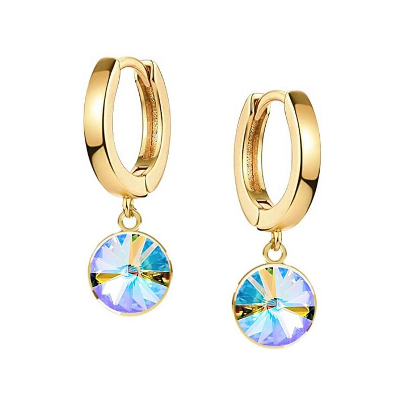 SWAROVSKI Elements Swarovski e. náušnice kruhy Ambrosia, chameleon 27477337