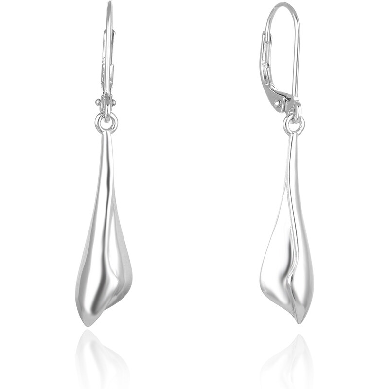 Beneto Módne strieborné visiace náušnice AGUC2706 66580405