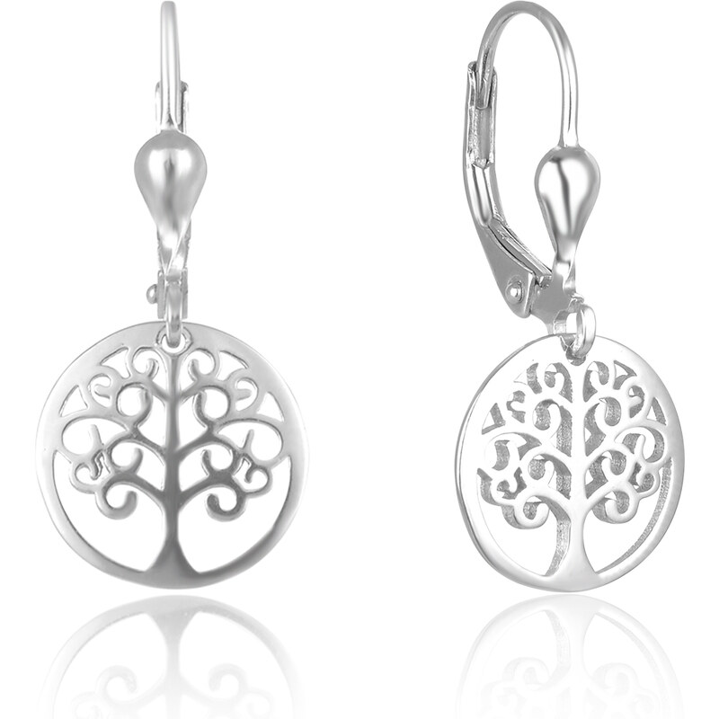 Beneto Módne strieborné náušnice strom života AGUC2710 66585107