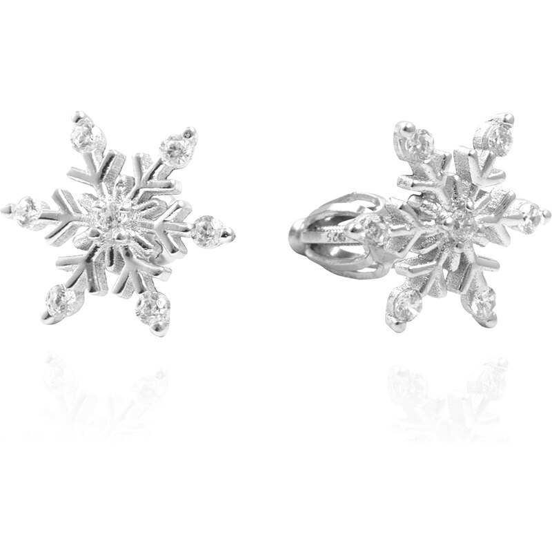 Beneto Strieborné náušnice Vločka TAGUP1565S 66589618