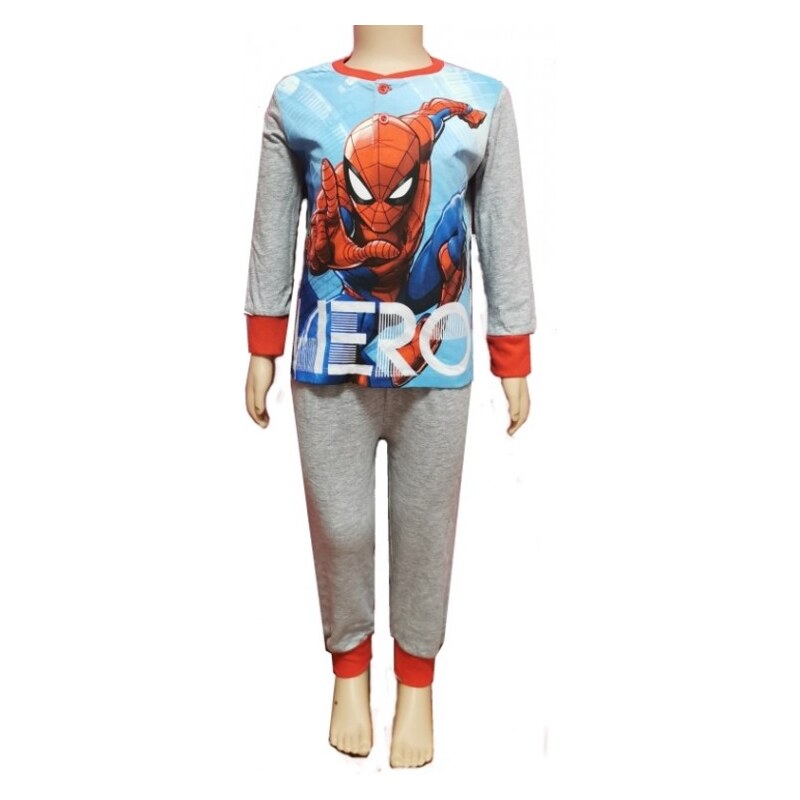 Sun City Chlapčenské / detské pyžamo Spiderman - MARVEL - šedé