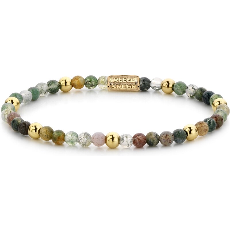 Náramok Rebel & Rose Indian Summer s pozláteným zapínaním, 4 mm 64843738