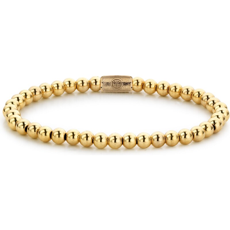 Dámsky guľôčkový náramok Rebel & Rose, len žlté zlato, 4 mm 64843727