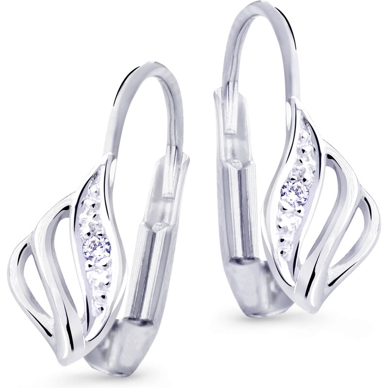 Cutie Jewellery Luxusné náušnice s trblietavými zirkónmi Z8024-55-10-X 66589673