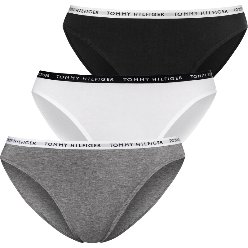 Tommy Hilfiger Underwear Nohavičky sivá melírovaná / čierna / biela 43508328