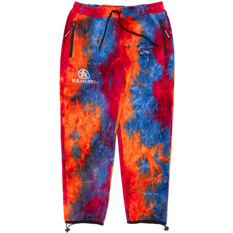 Pleasures Orange Caffeine Polar Fleece Pants Orange - Pánske - 66355664