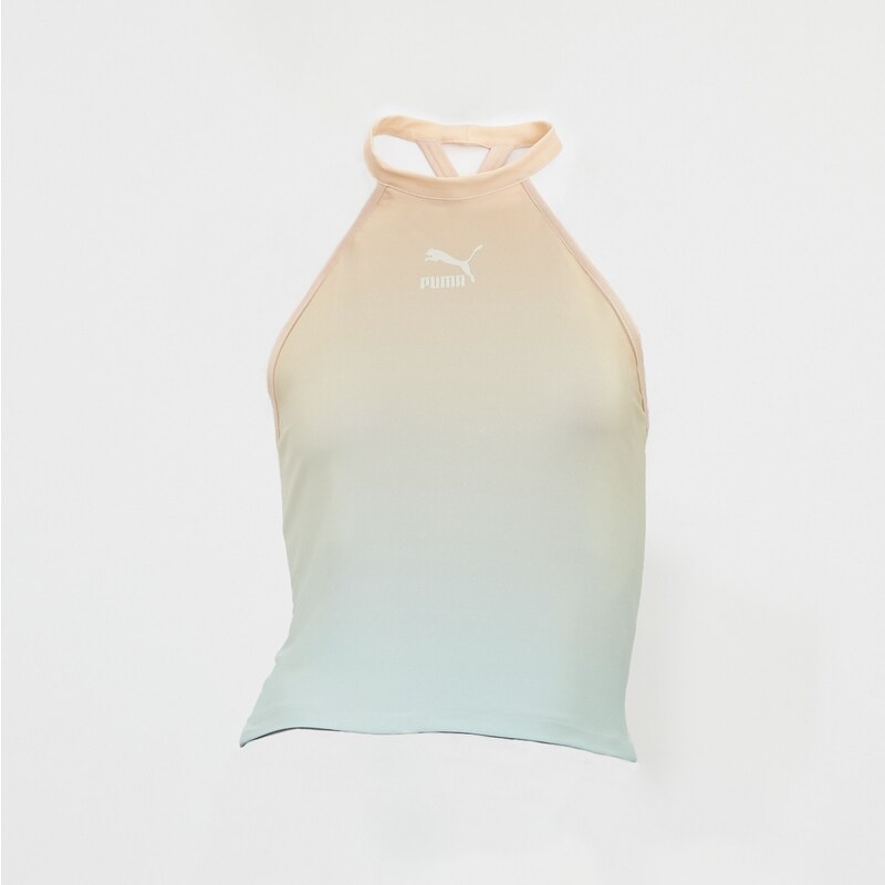 Puma Gloaming AOP Bra Top Eggshell Blue-Gloaming 27522286