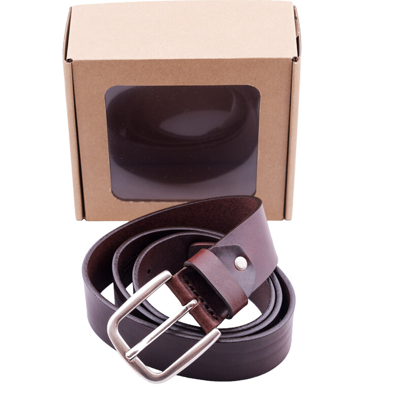 Opasok LEE LF045024 LEE BELT DARK BROWN 27528553