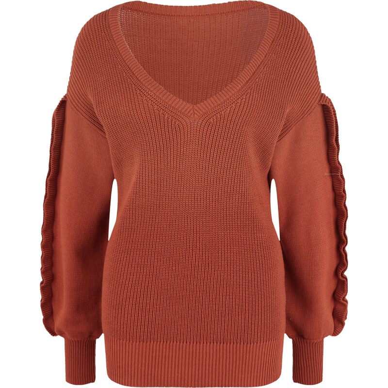 LASCANA Sveter hrdzavo červená 54227254