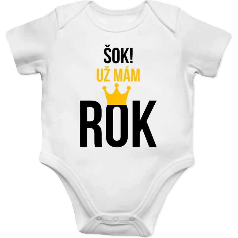 E-shop Garibald Šok! Už mám rok - body s potlačou