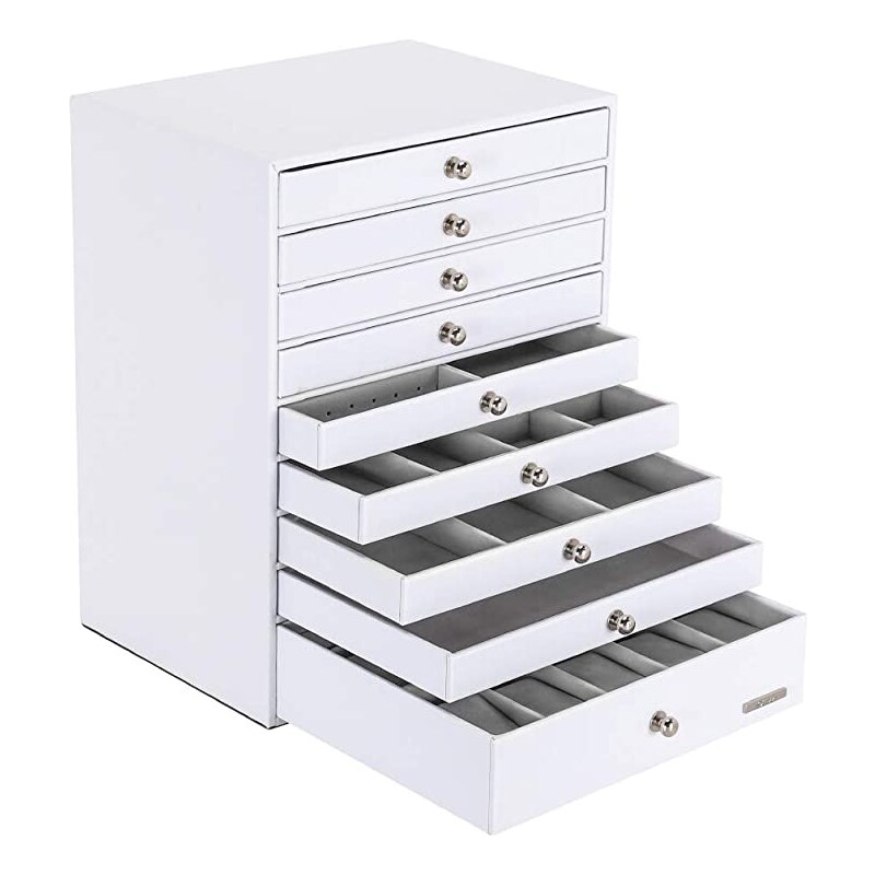 Troli Moderná šperkovnica s 9 zásuvkami 66578821