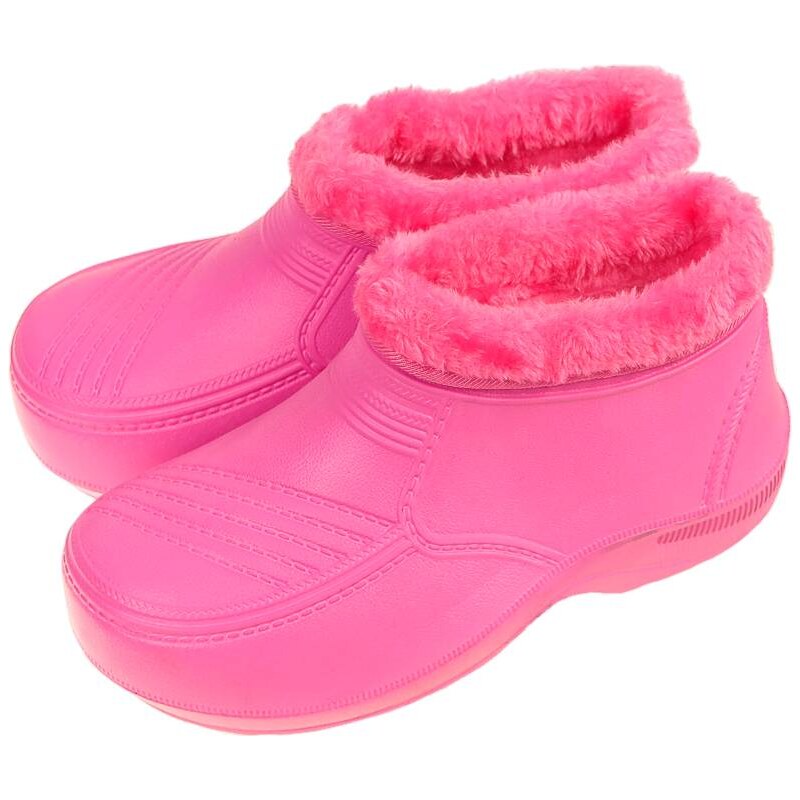 Dámske galoše zateplené ružové 27607482