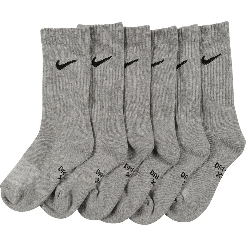 NIKE Ponožky sivá melírovaná / čierna 54227270