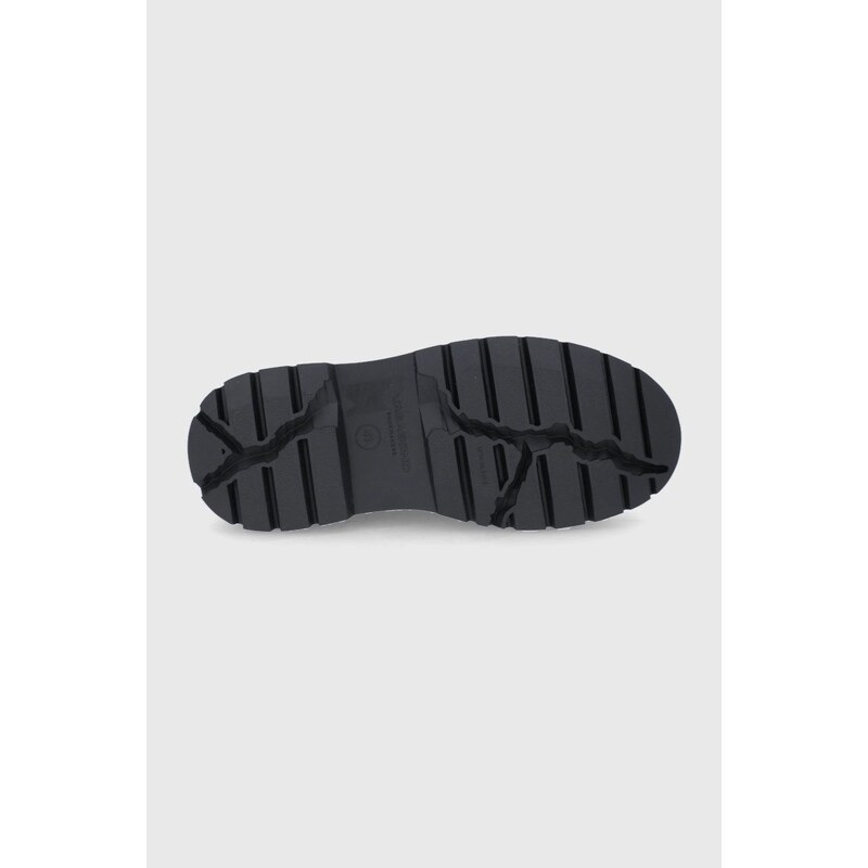 Kožené topánky Chelsea Vagabond Shoemakers pánske, čierna farba