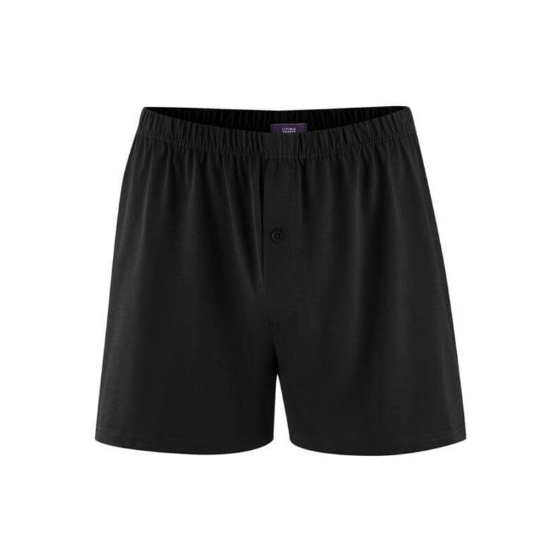 Glara Pánske jednofarebné trenírky z biobavlny 28682777