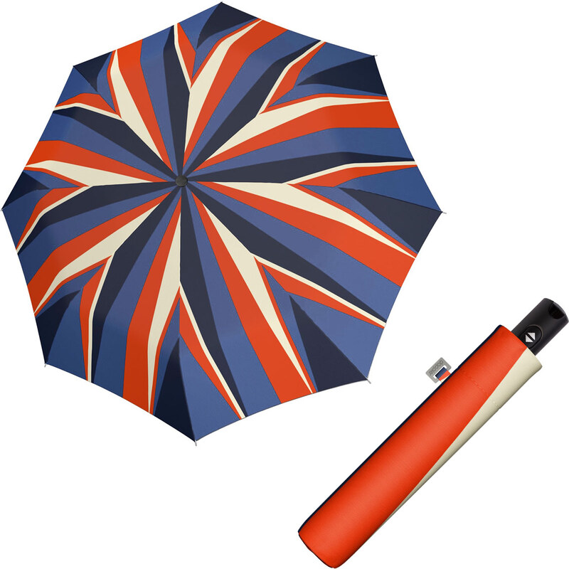 Doppler Magic Carbonsteel GLIMMER - dámsky plne automatický dáždnik oranžová