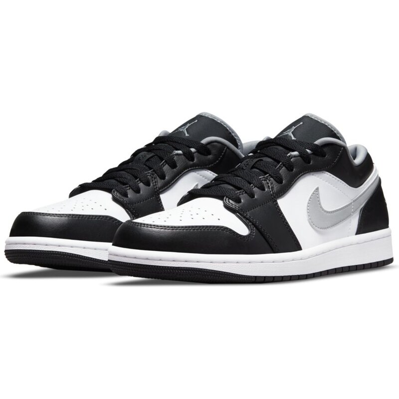 Air Jordan 1 Low Black Medium Grey - Pánske - Tenisky Jordan - Čierne 66675090